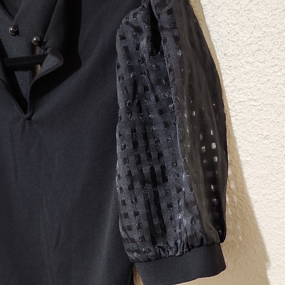 Mind Code Black Fitted Bodysuit With Cut Out And … - image 6